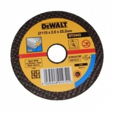 Диск отрезной 115 по нержавеющей стали (INOX) Dewalt DT3443