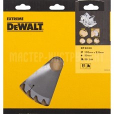 Пильный диск 190х30 28 зубьев Dewalt DT4033