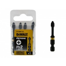 DT7998T Биты ударные Ph2, 50 мм , DeWalt
