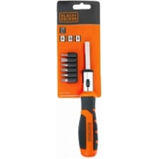Отвертка со сменными вставками Black&Decker BDHT0-62129