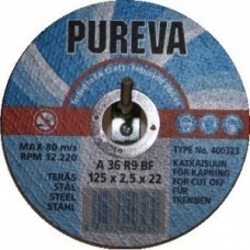 407633 Диск для УШМ по чугуну 230 х 22 х 2.5мм, Pureva