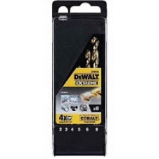 DT4956 Набор свёрел по металлу  6шт., HSS-CO Dewalt