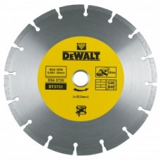 Диск алмазный 230мм, сегментированный , высота сегмента - 7мм. Dewalt DT3731