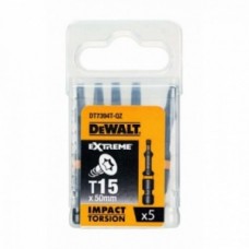 DT7394T Бита отвёрточная Dewalt TORX15, 50мм, 5шт.