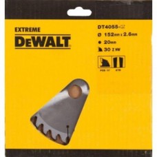 DT4055 Пильный диск 152 х 20  по дереву Dewalt