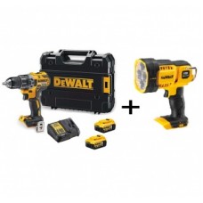 DCD791P2 Бесщеточная дрель-шуруповерт Dewalt  Фонарь в подарок