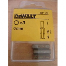 Набор насадок шестигранник, 6х25 мм, Dewalt DT7162QZ